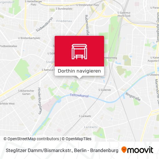 Steglitzer Damm/Bismarckstr. Karte