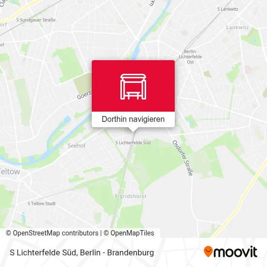 S Lichterfelde Süd Karte