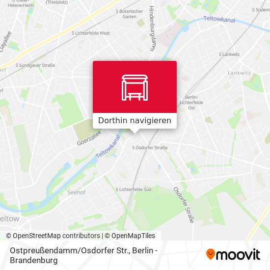Ostpreußendamm/Osdorfer Str. Karte