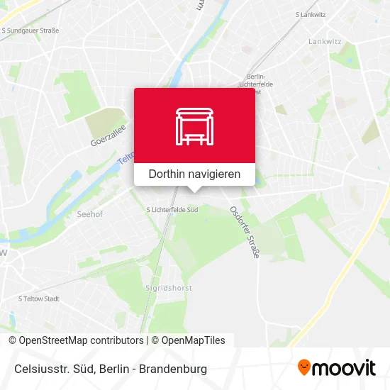 Celsiusstr. Süd Karte