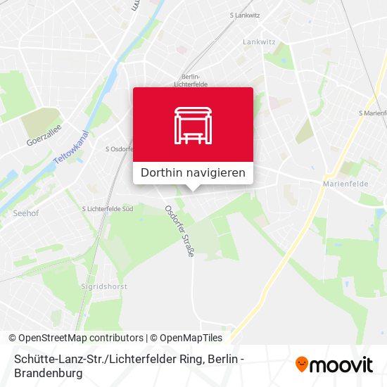 Schütte-Lanz-Str. / Lichterfelder Ring Karte