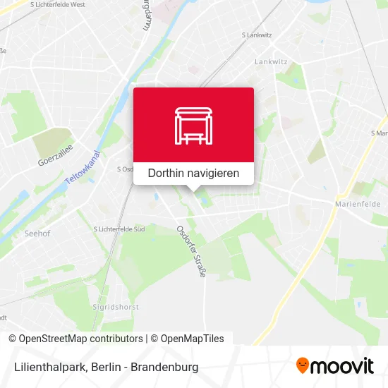 Lilienthalpark Karte