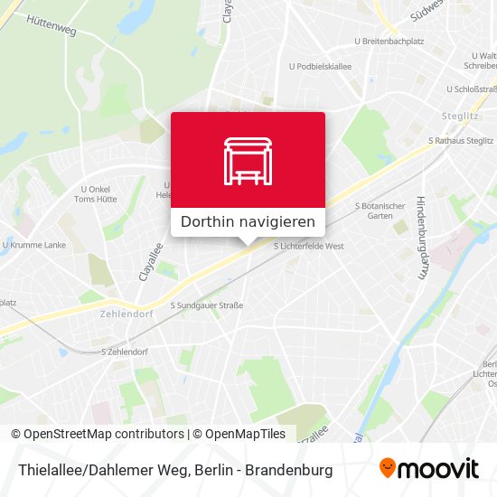 Thielallee/Dahlemer Weg Karte