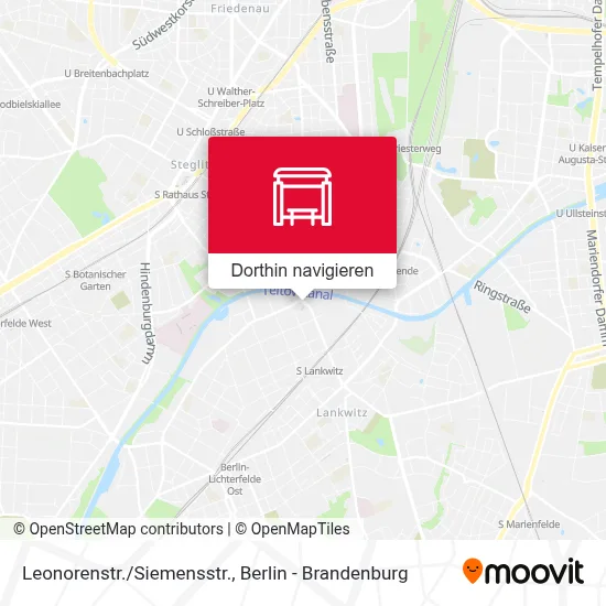 Leonorenstr./Siemensstr. Karte