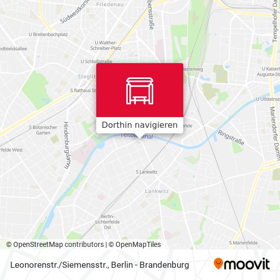 Leonorenstr./Siemensstr. Karte