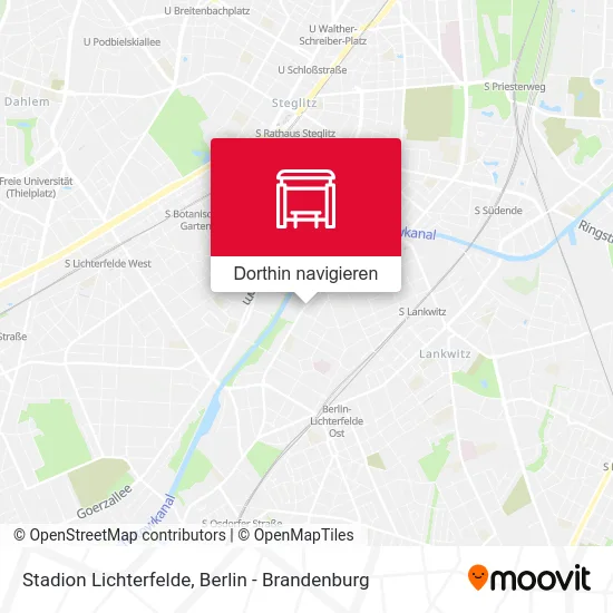 Stadion Lichterfelde Karte
