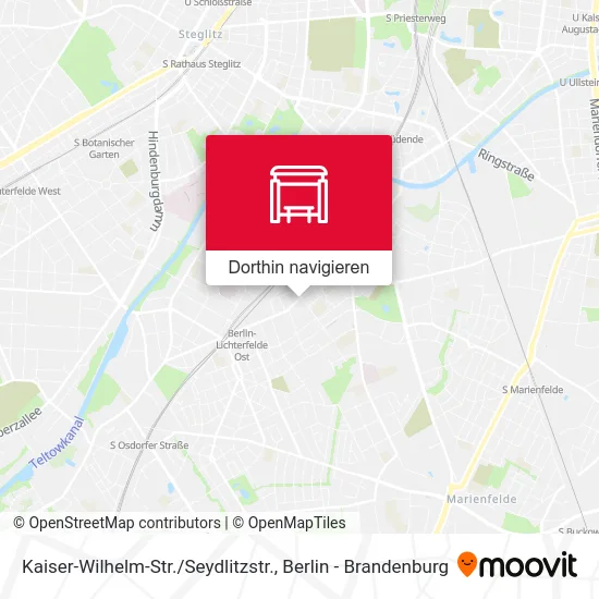 Kaiser-Wilhelm-Str. / Seydlitzstr. Karte