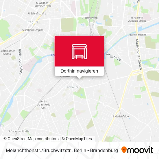 Melanchthonstr./Bruchwitzstr. Karte