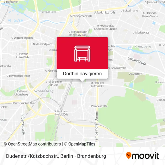 Dudenstr./Katzbachstr. Karte