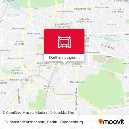 Dudenstr./Katzbachstr. Karte