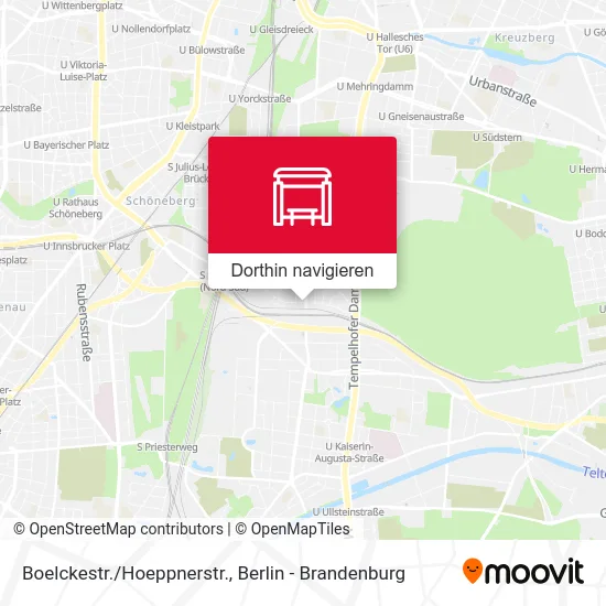 Boelckestr./Hoeppnerstr. Karte