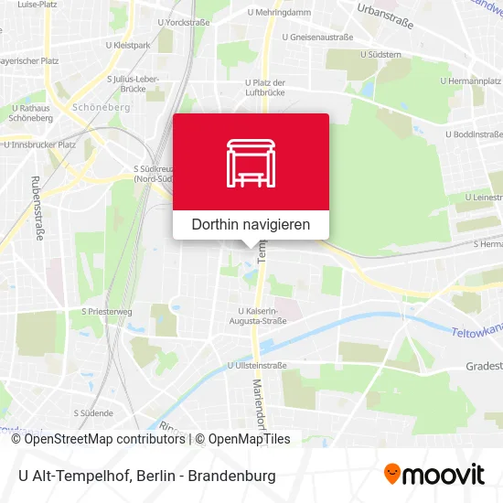 U Alt-Tempelhof Karte
