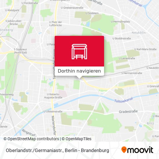 Oberlandstr./Germaniastr. Karte