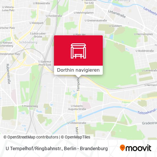 U Tempelhof/Ringbahnstr. Karte