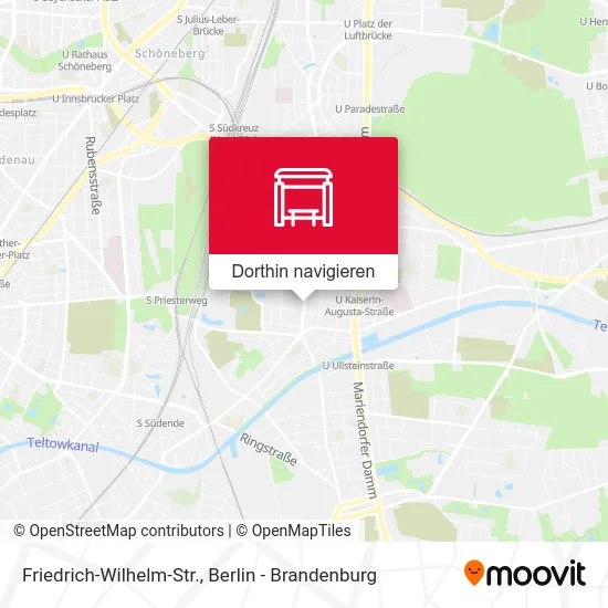 Friedrich-Wilhelm-Str. Karte