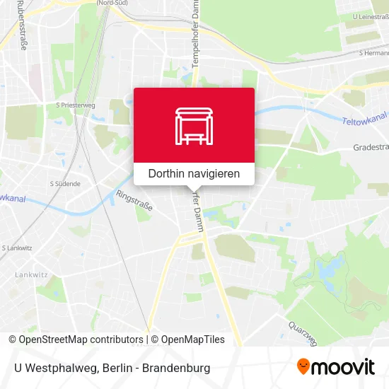 U Westphalweg Karte