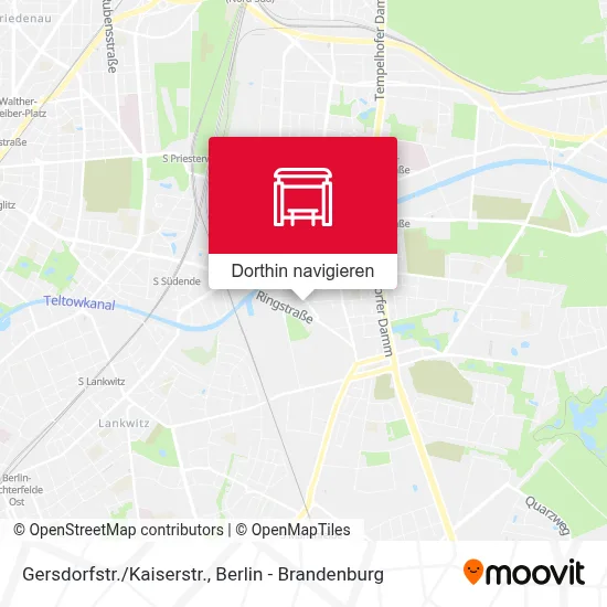 Gersdorfstr./Kaiserstr. Karte