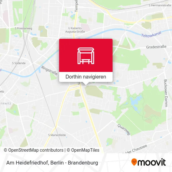 Am Heidefriedhof Karte