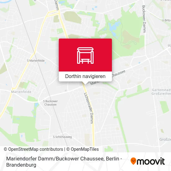 Mariendorfer Damm / Buckower Chaussee Karte