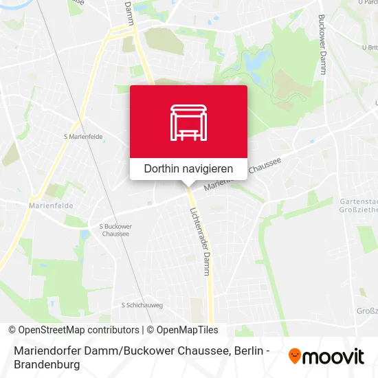 Mariendorfer Damm / Buckower Chaussee Karte