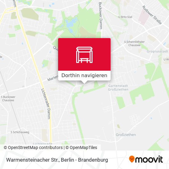 Warmensteinacher Str. Karte