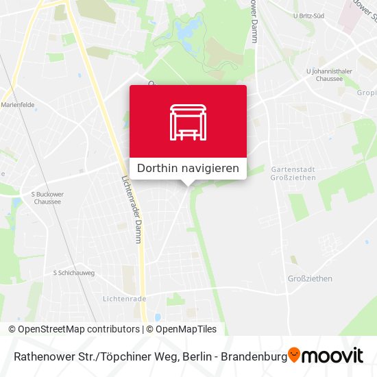 Rathenower Str./Töpchiner Weg Karte