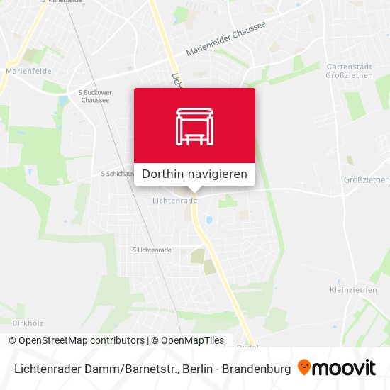 Lichtenrader Damm/Barnetstr. Karte