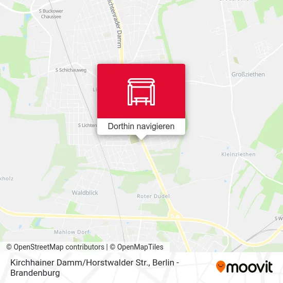 Kirchhainer Damm / Horstwalder Str. Karte