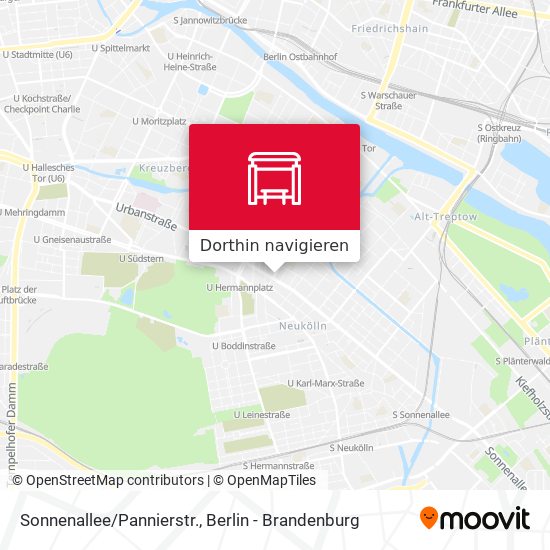 Sonnenallee/Pannierstr. Karte