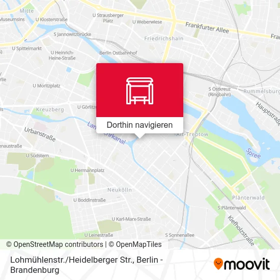 Lohmühlenstr. / Heidelberger Str. Karte