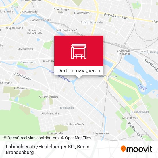 Lohmühlenstr. / Heidelberger Str. Karte
