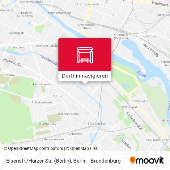 Elsenstr./Harzer Str. (Berlin) Karte