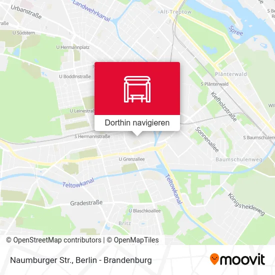 Naumburger Str. Karte