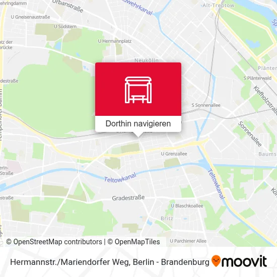 Hermannstr./Mariendorfer Weg Karte