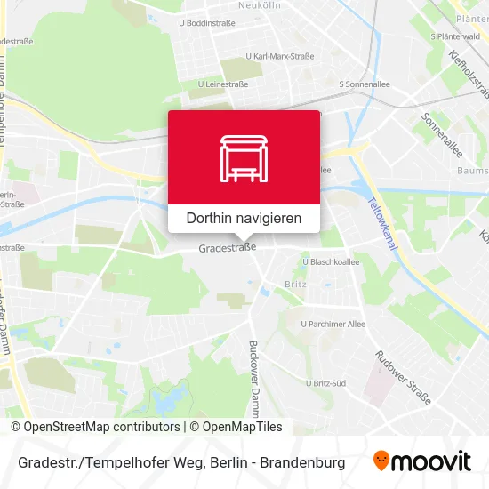 Gradestr./Tempelhofer Weg Karte