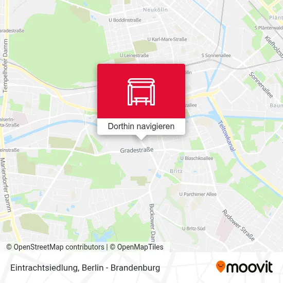 Eintrachtsiedlung Karte