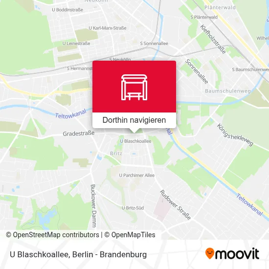 U Blaschkoallee Karte