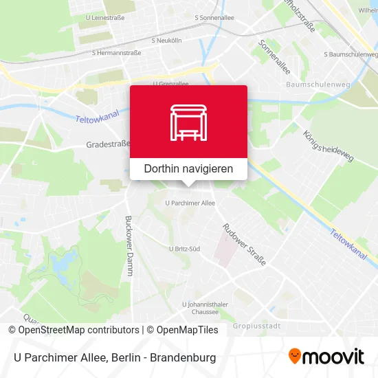 U Parchimer Allee Karte