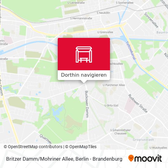 Britzer Damm/Mohriner Allee Karte