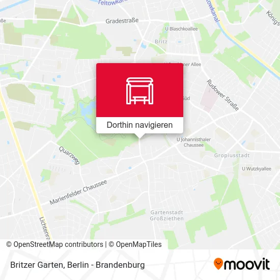 Britzer Garten Karte