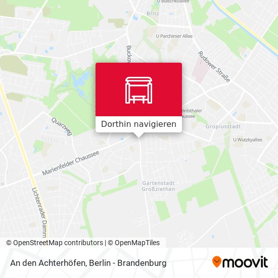 An den Achterhöfen Karte