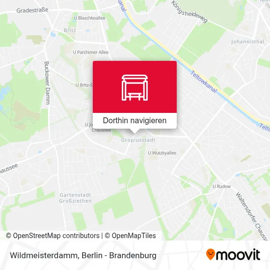 Wildmeisterdamm Karte