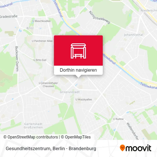 Gesundheitszentrum Karte