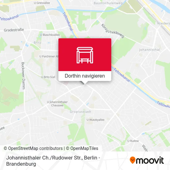 Johannisthaler Ch. / Rudower Str. Karte