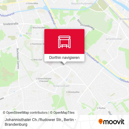 Johannisthaler Ch. / Rudower Str. Karte