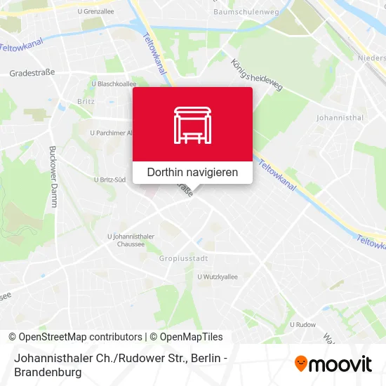 Johannisthaler Ch. / Rudower Str. Karte