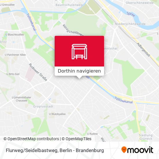 Flurweg/Seidelbastweg Karte