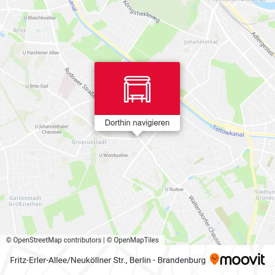 Fritz-Erler-Allee / Neuköllner Str. Karte