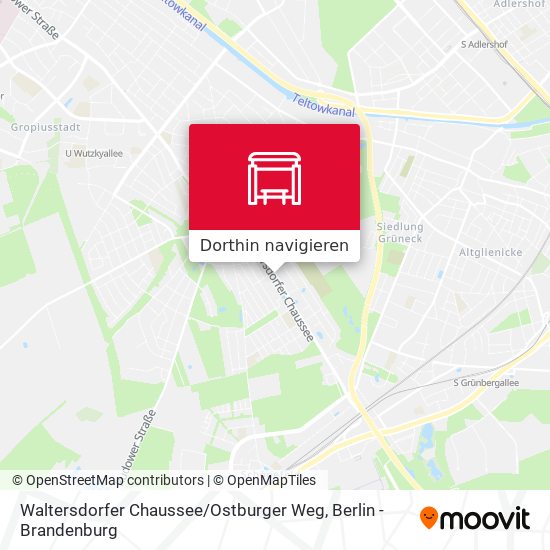 Waltersdorfer Chaussee / Ostburger Weg Karte