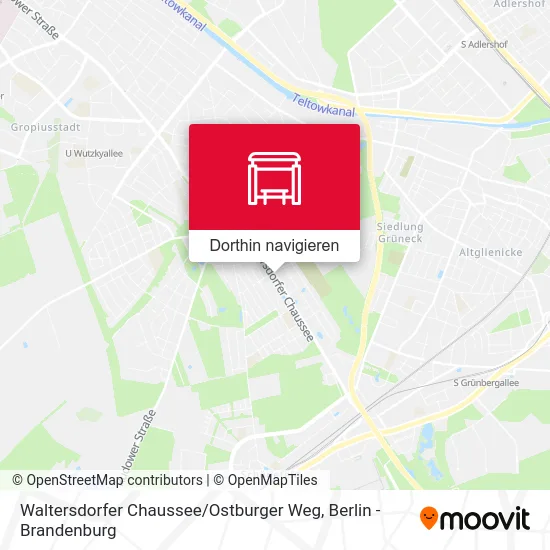 Waltersdorfer Chaussee / Ostburger Weg Karte